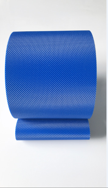 藍(lán)色食品級(jí)PVC磚石花紋輸送帶