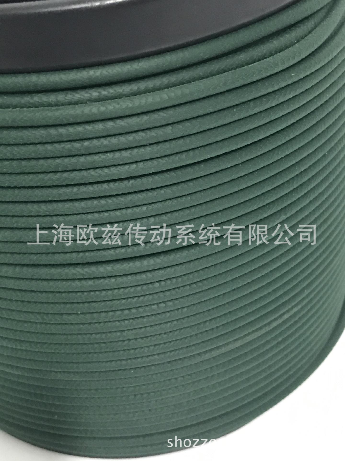 西格林SIEGLING（原裝進口）-3mm粗面綠色PU圓帶(圖7)